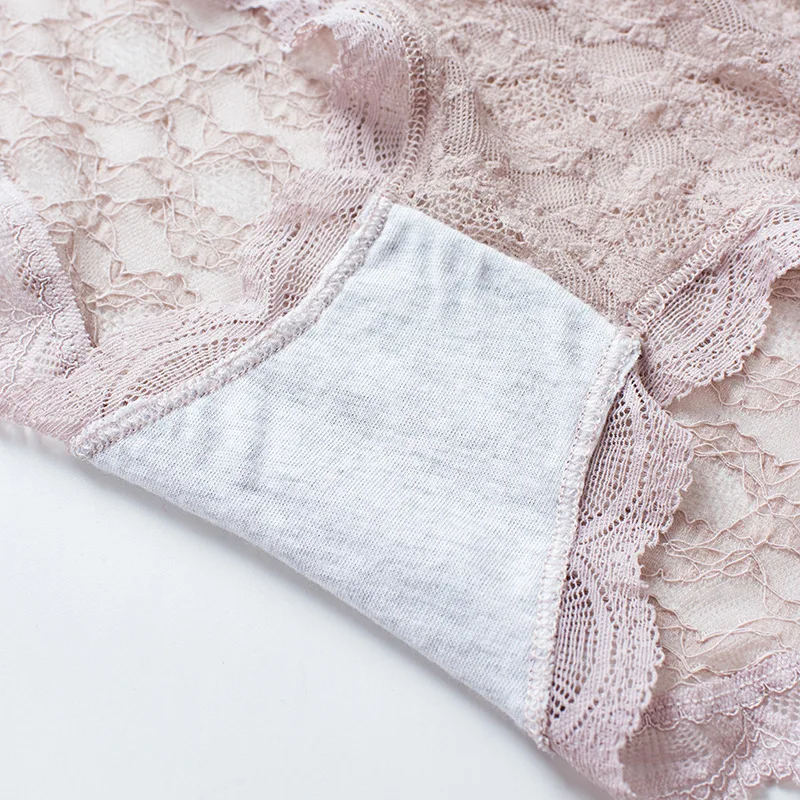 Sexy Lace Floral Women Panties Mid Waist Transparent Mesh Lace Underpants Lady Solid Color Breathable Briefs Lingerie Underwear
Sexy Lace Floral Women Panties Mid Waist Transparent Mesh Lace Underpants Lady Solid Color Breathable Briefs Lingerie Underwear