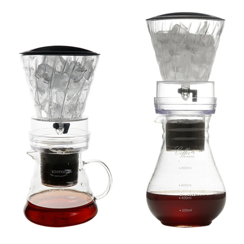 600ml Reusable Ice Drip Coffee Filter Tools Glass Percolator Espresso Coffee Dripper Pot Ice Cold Brew Coffee Maker
600ml Reusable Ice Drip Coffee Filter Tools Glass Percolator Espresso Coffee Dripper Pot Ice Cold Brew Coffee Maker