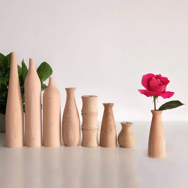 Retro Wood Art Minimalism Vase Solid Wood Plants Pot Flower Arrangement Table Decorative Crafts Gift Home Living Room Ornaments
Retro Wood Art Minimalism Vase Solid Wood Plants Pot Flower Arrangement Table Decorative Crafts Gift Home Living Room Ornaments