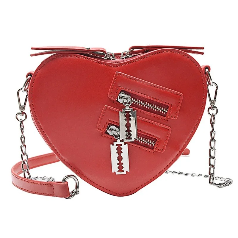 Fashion Ladies Love Heart-shaped One-shoulder Messenger Bag Retro PU Leather Ladies Chain Bag Casual Solid Color Messenger Bag
Fashion Ladies Love Heart-shaped One-shoulder Messenger Bag Retro PU Leather Ladies Chain Bag Casual Solid Color Messenger Bag