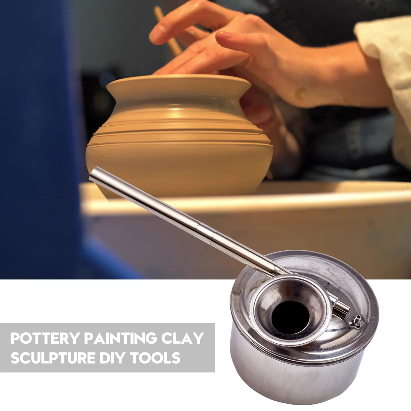 100ML Pottery Painting Sprayer Stainless Steel Clay Tool Pottery Atomizer Glazes Pots For Ceramics Painting Sprayers
100ML Pottery Painting Sprayer Stainless Steel Clay Tool Pottery Atomizer Glazes Pots For Ceramics Painting Sprayers