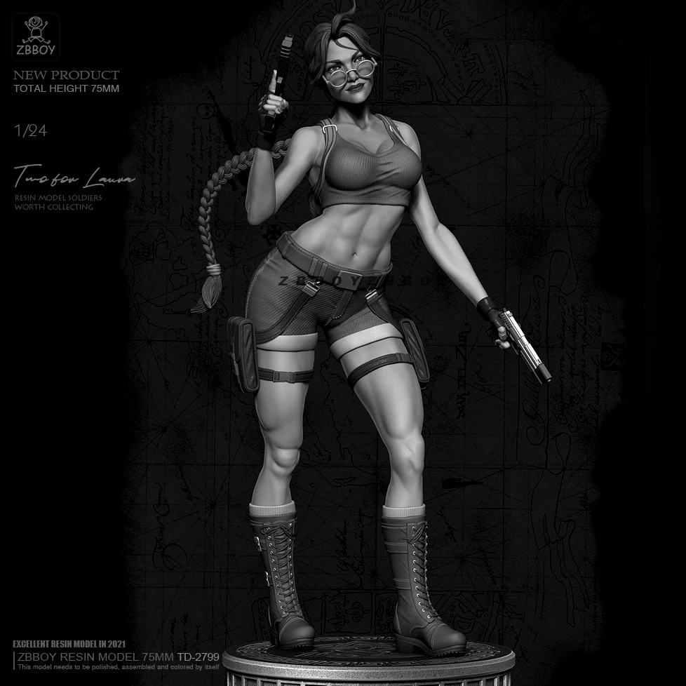 75mm Resin model kits figure beauty colorless and self-assembled TD-2799 (Without glasses)
75mm Resin model kits figure beauty colorless and self-assembled TD-2799 (Without glasses)
