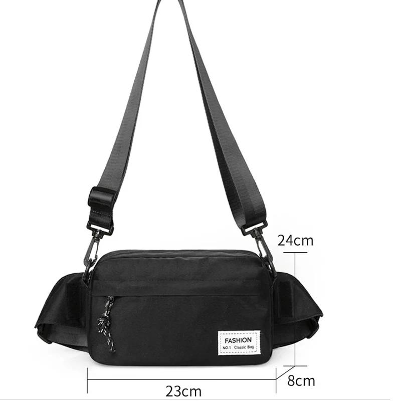 Simple and modern men's small shoulder bag 2021 new trend messenger bag casual sports bag fashion waist bag youth
Simple and modern men's small shoulder bag 2021 new trend messenger bag casual sports bag fashion waist bag youth