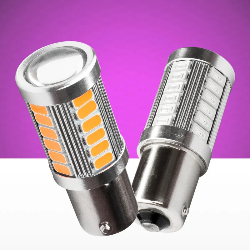 2pcs 1156 P21W 7506 BA15S 33 SMD 5630 5730 LED Auto Brake Lights Car DRL Driving Lamp Reverse Bulbs Turn Signals Amber Red White
2pcs 1156 P21W 7506 BA15S 33 SMD 5630 5730 LED Auto Brake Lights Car DRL Driving Lamp Reverse Bulbs Turn Signals Amber Red White