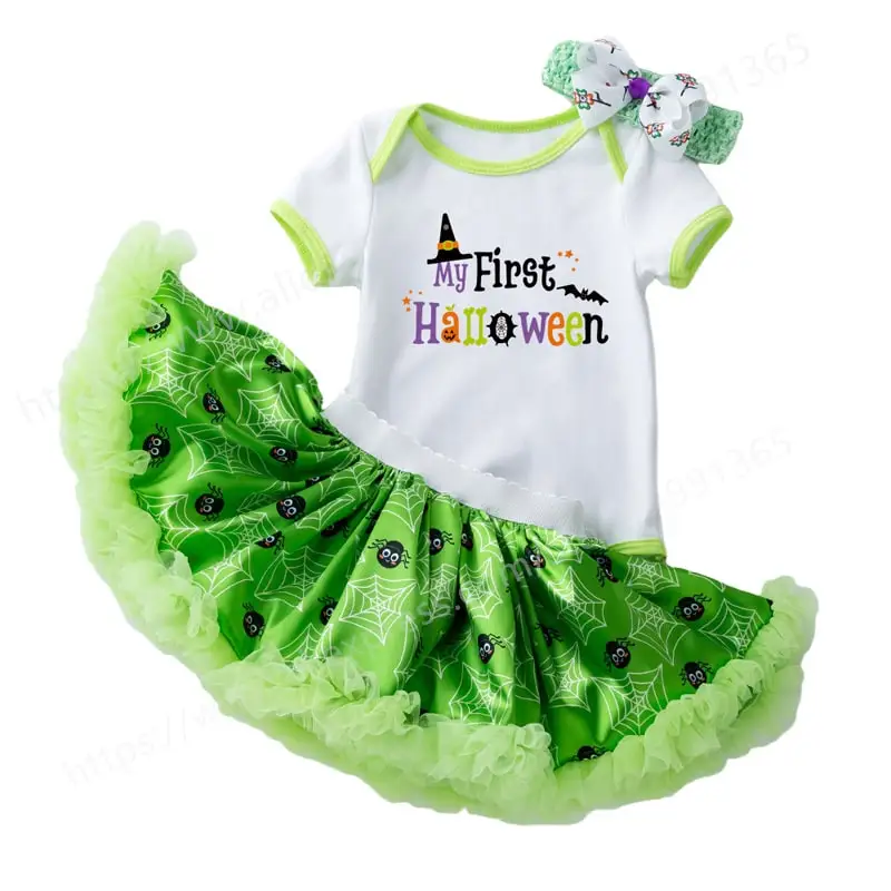 Baby Girl Skull Outfit Set 1st Halloween Toddler Clothes Cotton Short Sleeve Bodysuit Kid Clothes Dress For Girls
Baby Girl Skull Outfit Set 1st Halloween Toddler Clothes Cotton Short Sleeve Bodysuit Kid Clothes Dress For Girls