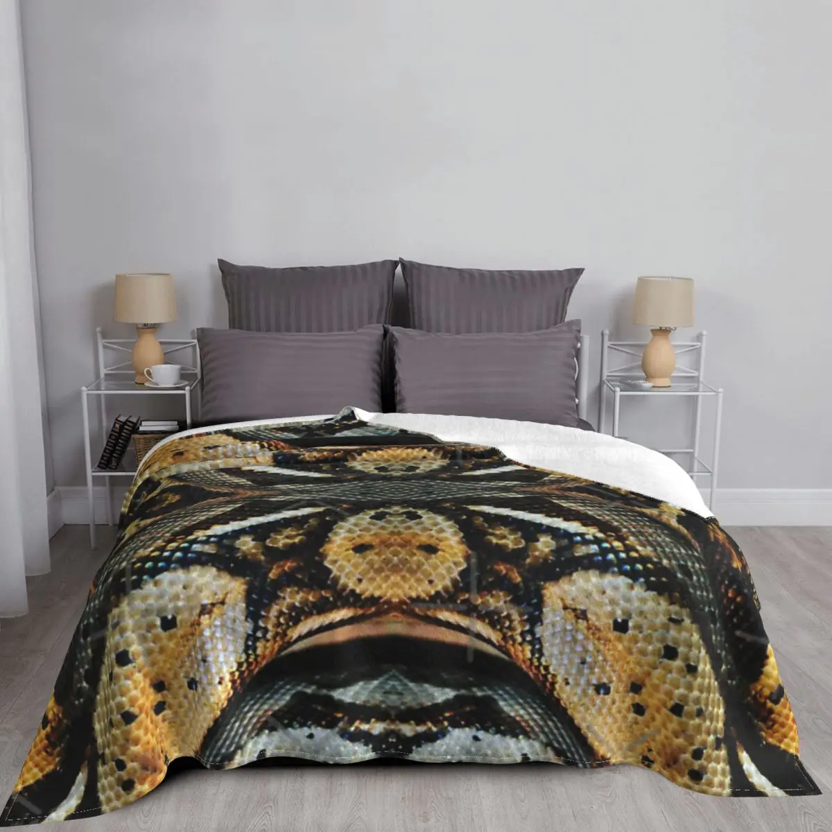 Одеяло Red Tailed Boa покрывало для кровати искусственное муслиновое пледовое одеяло с