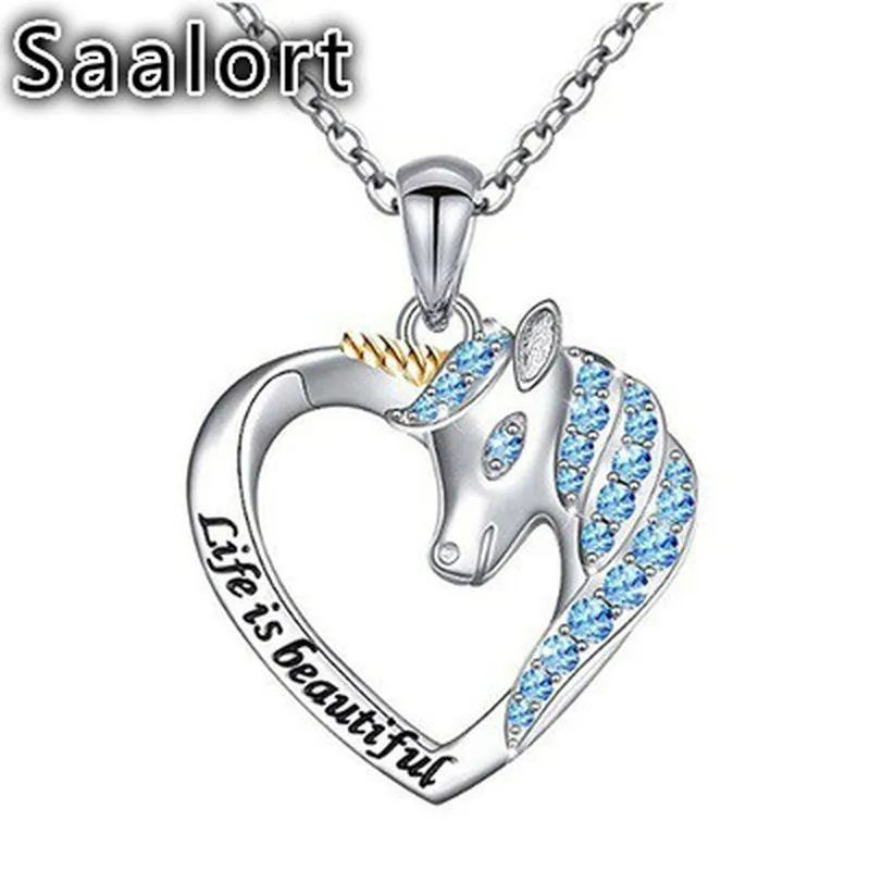 Цепочка с подвеской в виде сердца с единорогом и инкрустированным кристаллом циркония, женский аксессуар, ожерелье, Подарок на годовщину
Цепочка с подвеской в виде сердца с единорогом и инкрустированным кристаллом циркония, женский аксессуар, ожерелье, Подарок на годовщину