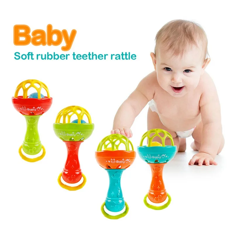 Fun games baby soft rubber teether rattle rod multi-functional baby rattle stick with teether baby hand holding toy
Fun games baby soft rubber teether rattle rod multi-functional baby rattle stick with teether baby hand holding toy