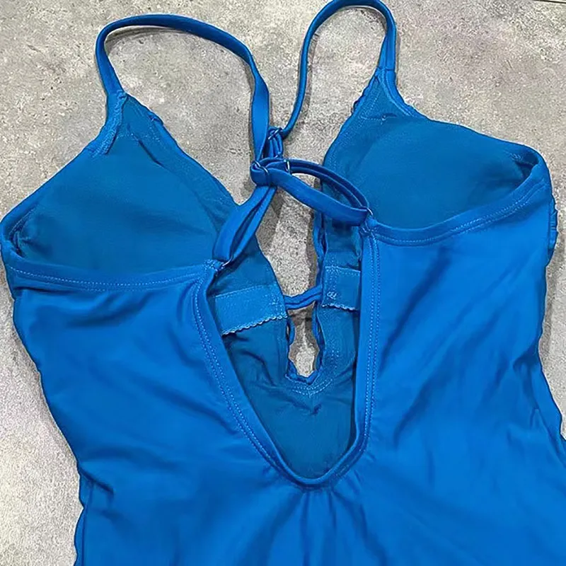 Solid Deep V Neck Blue Bikini 2021 New Bodycon Slim Summer One Piece Biknis Women Good Quality Womens Swimsuit Bathing Suit
Solid Deep V Neck Blue Bikini 2021 New Bodycon Slim Summer One Piece Biknis Women Good Quality Womens Swimsuit Bathing Suit