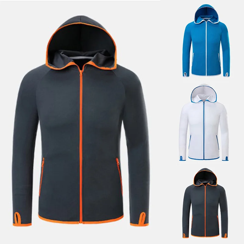 Coat Slim Men Zipper Hooded Fishing Coat Tops Long Sleeve Sports Breathable Zipper Male Jackets Pure Color
Coat Slim Men Zipper Hooded Fishing Coat Tops Long Sleeve Sports Breathable Zipper Male Jackets Pure Color