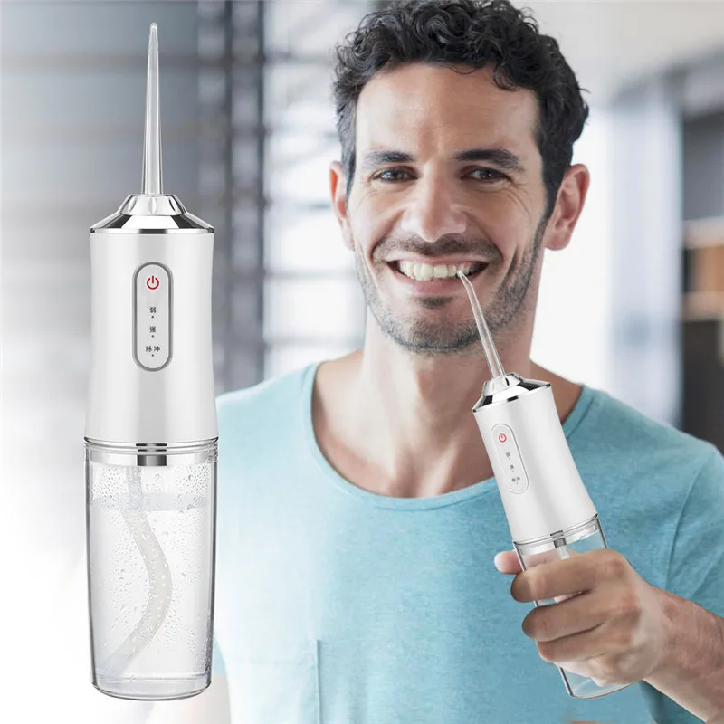 Oral Irrigator Tip Portable Oral Care Tooth Cleaning Electric Usb Charging Large Water Tank Self-Esteem Small Appliance
Oral Irrigator Tip Portable Oral Care Tooth Cleaning Electric Usb Charging Large Water Tank Self-Esteem Small Appliance