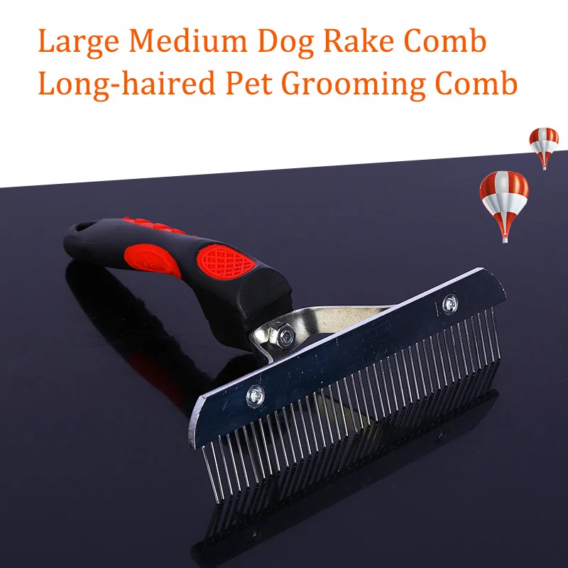 Pet Comb Big Dog Stainless Steel Red Rubber Comb Open Knot Knife Beauty Cleaning Pet Grooming Comb Unhairing Knotting Comb
Pet Comb Big Dog Stainless Steel Red Rubber Comb Open Knot Knife Beauty Cleaning Pet Grooming Comb Unhairing Knotting Comb