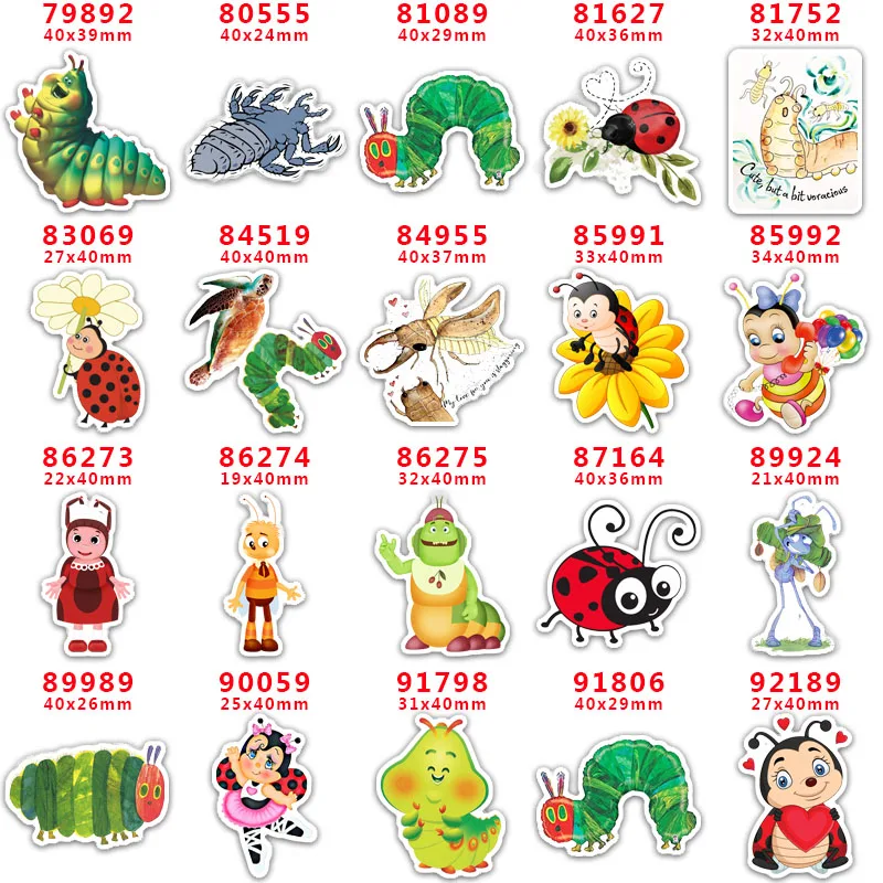 DIY Craft Supplies Sewing Accessories Cartoon Caterpillar Insect Printed Planar Resins Mold 10 Pieces. PR-79892
DIY Craft Supplies Sewing Accessories Cartoon Caterpillar Insect Printed Planar Resins Mold 10 Pieces. PR-79892