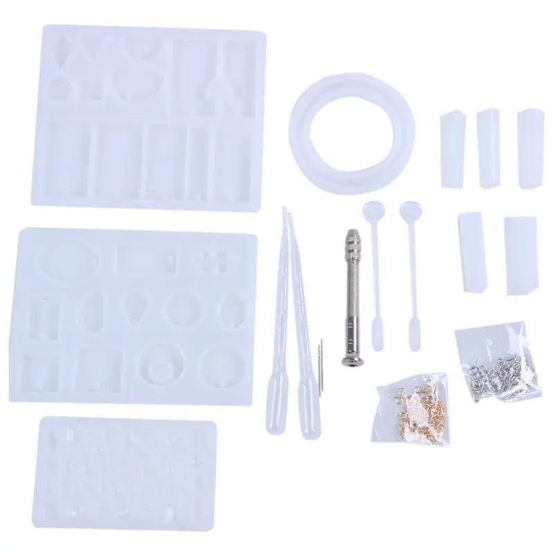 62 Pcs DIY Bracelet Pendant Jewelry Casting Molds, Silicone Resin Jewelry Molds Set DIY Making Tool Crafting Pendant Earrings Ma
62 Pcs DIY Bracelet Pendant Jewelry Casting Molds, Silicone Resin Jewelry Molds Set DIY Making Tool Crafting Pendant Earrings Ma