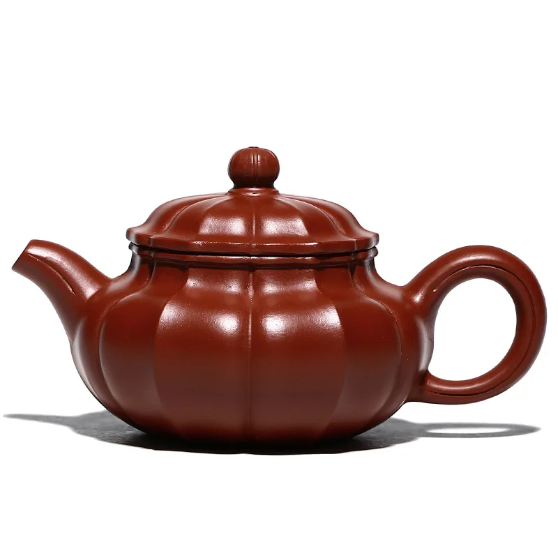 Brocade bag antique purple clay teapot tea set raw material Dahongpao hand-made ribbed ware antique teapot
Brocade bag antique purple clay teapot tea set raw material Dahongpao hand-made ribbed ware antique teapot