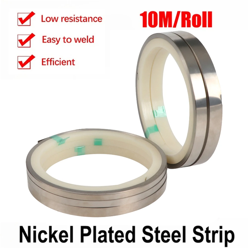 0.1mm 10m 18650 Li-ion Battery Nickel Sheet Plate Nickel Plated Steel Belt Strip Connector Spot Welding Machine Battery Welders
0.1mm 10m 18650 Li-ion Battery Nickel Sheet Plate Nickel Plated Steel Belt Strip Connector Spot Welding Machine Battery Welders