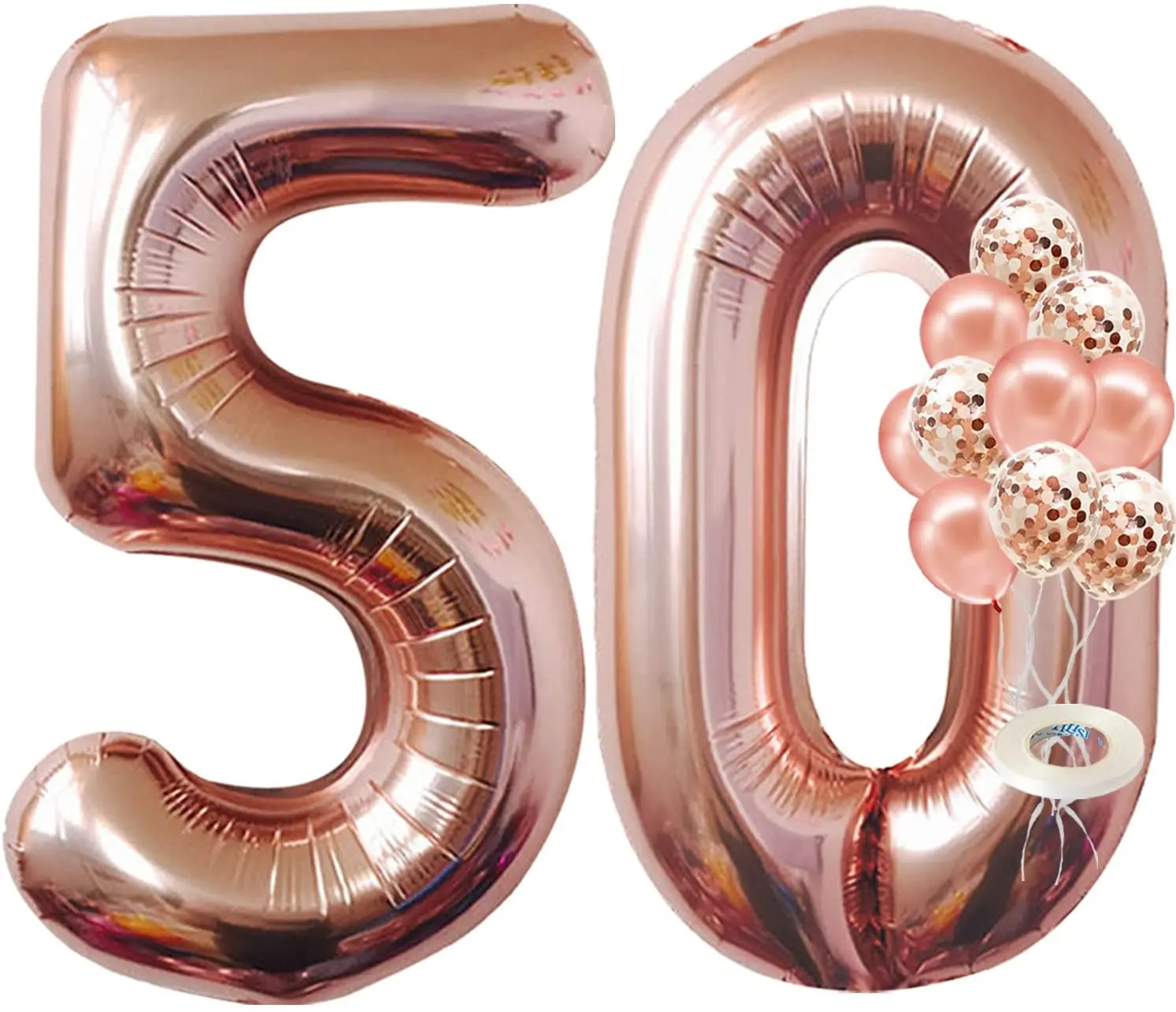 Rose Gold Number 50 Birthday Balloons Large 40 Inch Foil 50st Balloons Confetti Latex Balloons Happy 50th Birthday Decorations
Rose Gold Number 50 Birthday Balloons Large 40 Inch Foil 50st Balloons Confetti Latex Balloons Happy 50th Birthday Decorations