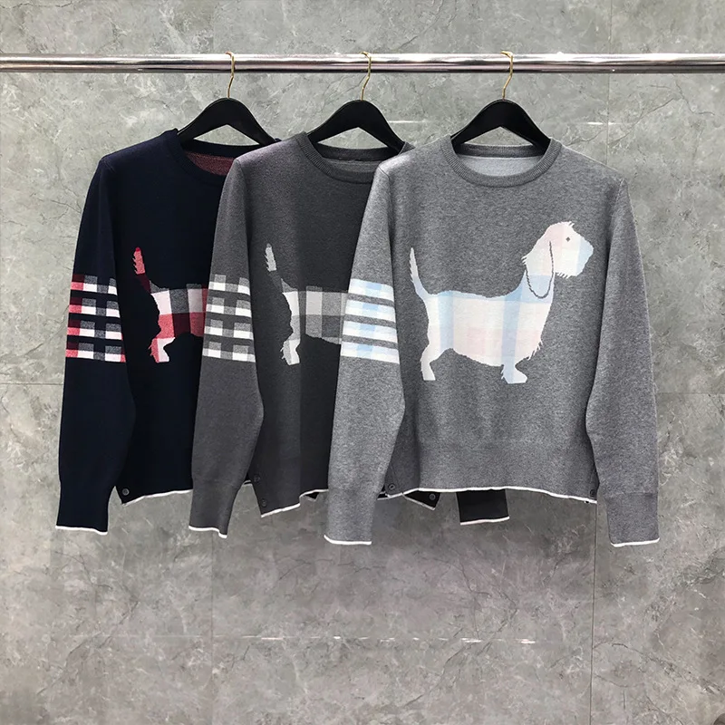 Brand 2021 Fashion Sweaters Men Slim Fit O-Neck Pullovers Clothing Striped Puppy Pattern Wool Cotton Winter Casual Coat
Brand 2021 Fashion Sweaters Men Slim Fit O-Neck Pullovers Clothing Striped Puppy Pattern Wool Cotton Winter Casual Coat