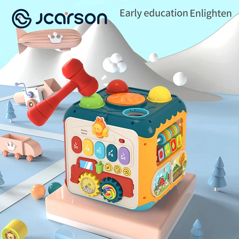 JCARSON 6 + 1 Боковая шкатулка для активного отдыха, музыкальная шкатулка для раннего развития, вращающаяся шестерня, барабанный блок, спортивны...
JCARSON 6 + 1 Боковая шкатулка для активного отдыха, музыкальная шкатулка для раннего развития, вращающаяся шестерня, барабанный блок, спортивны...