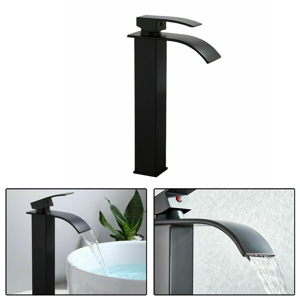 Black Bathroom Basin Faucet Mixer Tap Stainless Steel Deck Mounted Paint Faucets Waterfall Lavatory Sink Water Tap Nozzle Home
Black Bathroom Basin Faucet Mixer Tap Stainless Steel Deck Mounted Paint Faucets Waterfall Lavatory Sink Water Tap Nozzle Home