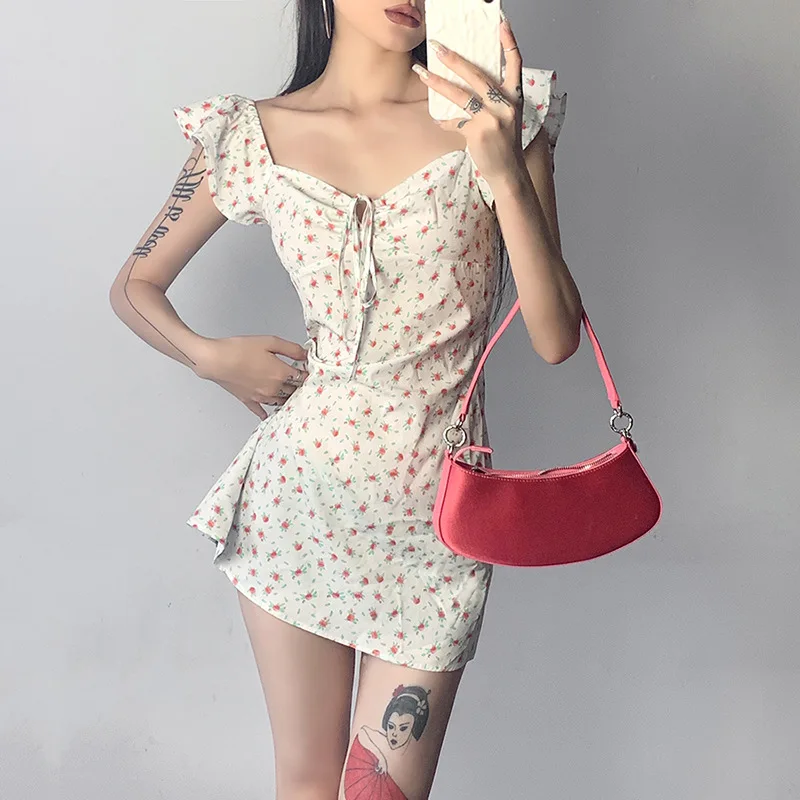 Cute Mini Dress Women 2021 Summer Holiday Vacation Sundress Short Sleeve Loose Party Clubwear Floral Printed Beach Dress Female
Cute Mini Dress Women 2021 Summer Holiday Vacation Sundress Short Sleeve Loose Party Clubwear Floral Printed Beach Dress Female