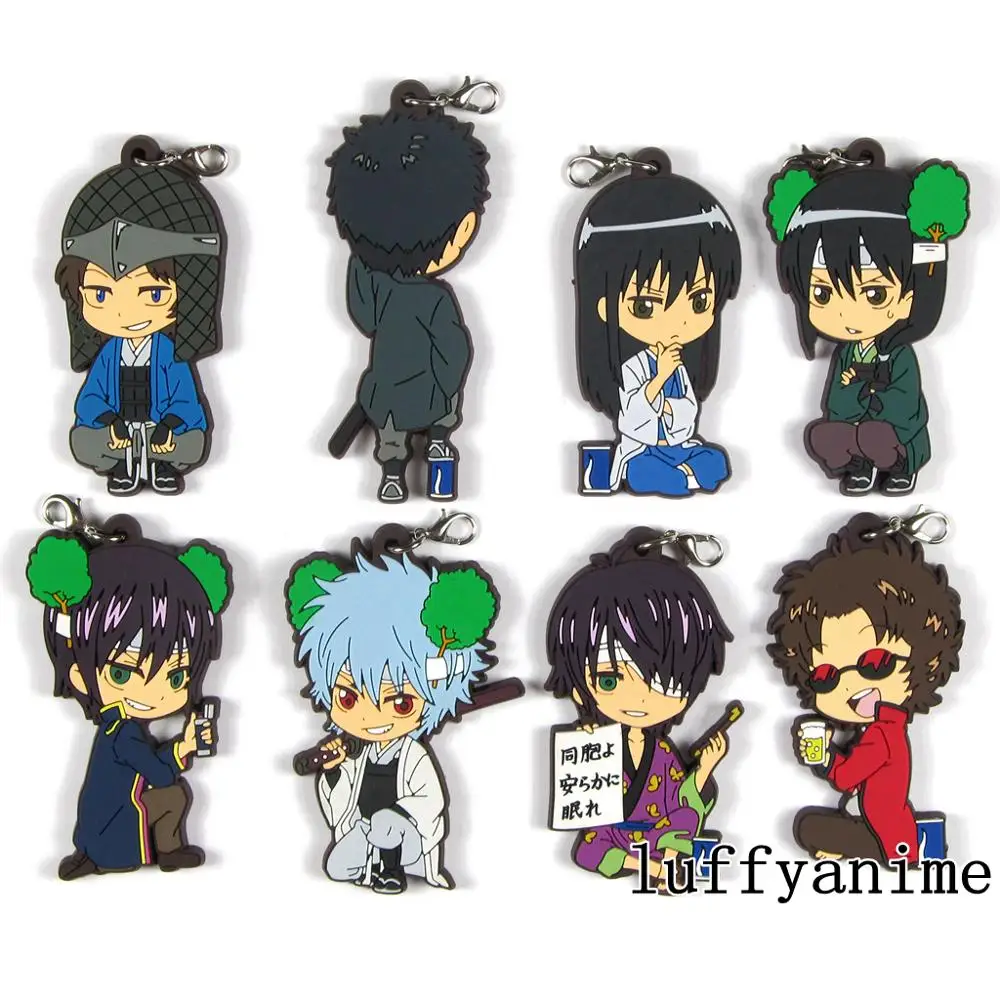 GINTAMA резиновая подвеска талисман Сакамото татсума кацура Котаро куроко Takasugi