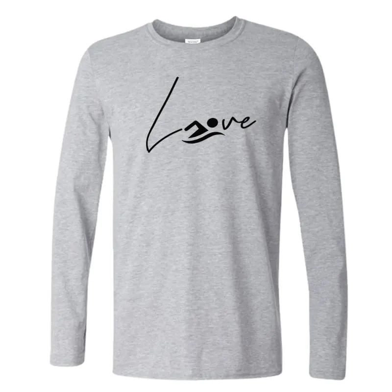 2021new patternHeartbeat I love swimming fun Unisex pattern fashion new cotton long sleeve T-shirt long sleeve Harajuku T-shirt 
2021new patternHeartbeat I love swimming fun Unisex pattern fashion new cotton long sleeve T-shirt long sleeve Harajuku T-shirt
