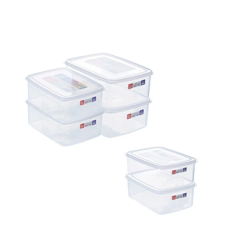 Kitchen Plastic Crisper Refrigerator Sealed Fresh-keeping Box Food Grade Microwave Oven Heating Food Box Eggs Storage Gadgets
Kitchen Plastic Crisper Refrigerator Sealed Fresh-keeping Box Food Grade Microwave Oven Heating Food Box Eggs Storage Gadgets