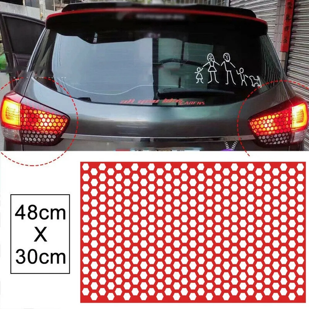 Car Sticker Rear Tail Light DIY Honeycomb Decorative For All Car Models Decals Cover Decoration PVC Covering Film 48x30cm
Car Sticker Rear Tail Light DIY Honeycomb Decorative For All Car Models Decals Cover Decoration PVC Covering Film 48x30cm