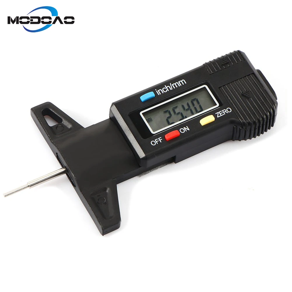New Tire Thread Depth Gauge Tire Pressure Gauge Digital LCD Tyre Tire Tread Depth Gauge Meter Measurer 0-25.4mm Metric/inch
New Tire Thread Depth Gauge Tire Pressure Gauge Digital LCD Tyre Tire Tread Depth Gauge Meter Measurer 0-25.4mm Metric/inch