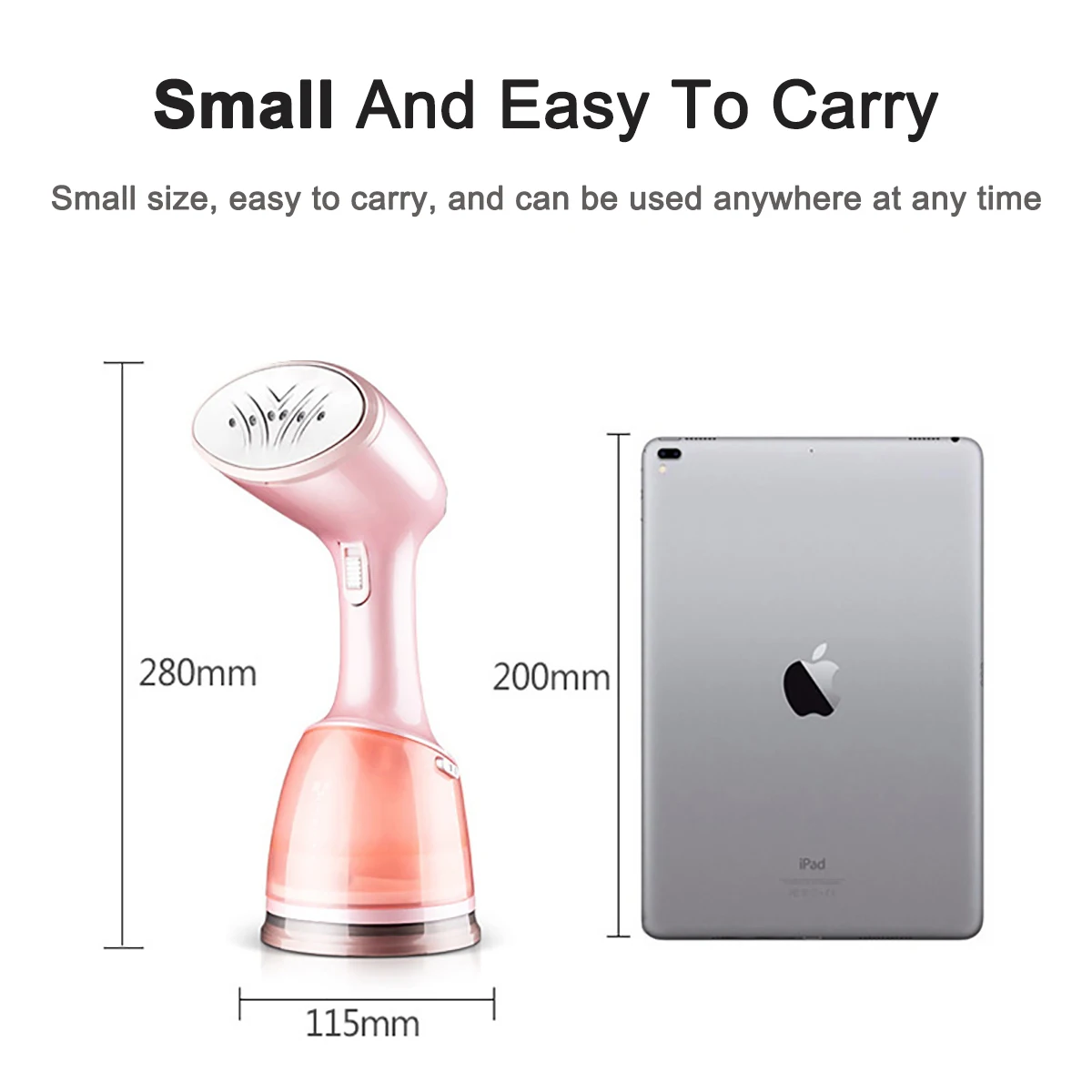 1500W Portable Steam Iron Garment Steamer For Clothes Handheld Steamer Fast-Heat Vertical Steam Ironing Machine For Travel
1500W Portable Steam Iron Garment Steamer For Clothes Handheld Steamer Fast-Heat Vertical Steam Ironing Machine For Travel