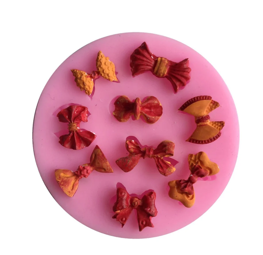 Fondant Silicone Mold Mini Bowknot Collection Cake Decoration Chocolate Clay Mold-2
Fondant Silicone Mold Mini Bowknot Collection Cake Decoration Chocolate Clay Mold-2