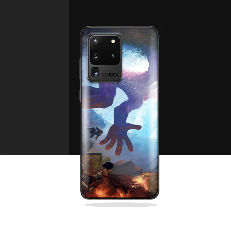 Attack On Titan Phone Case For Samsung Galaxy S21 S20 Lite Plus Ultra S10E S10 S9 S8 Shockproof Silicone Back Cover Ultra-Thin
Attack On Titan Phone Case For Samsung Galaxy S21 S20 Lite Plus Ultra S10E S10 S9 S8 Shockproof Silicone Back Cover Ultra-Thin