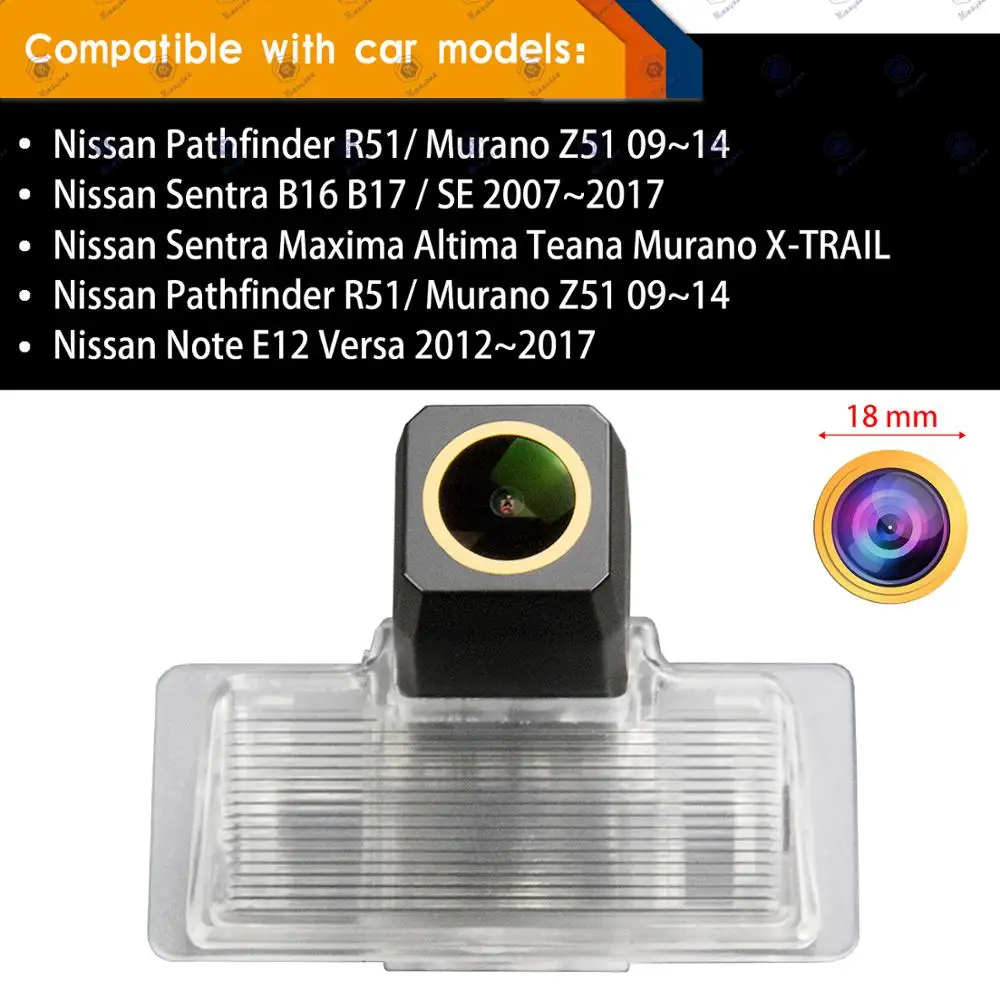 HD 1280x720p Золотая камера задняя фотокамера для Nissan Pathfinder R51/ Murano Z51 Nissan Note E12 Versa
HD 1280x720p Золотая камера задняя фотокамера для Nissan Pathfinder R51/ Murano Z51 Nissan Note E12 Versa