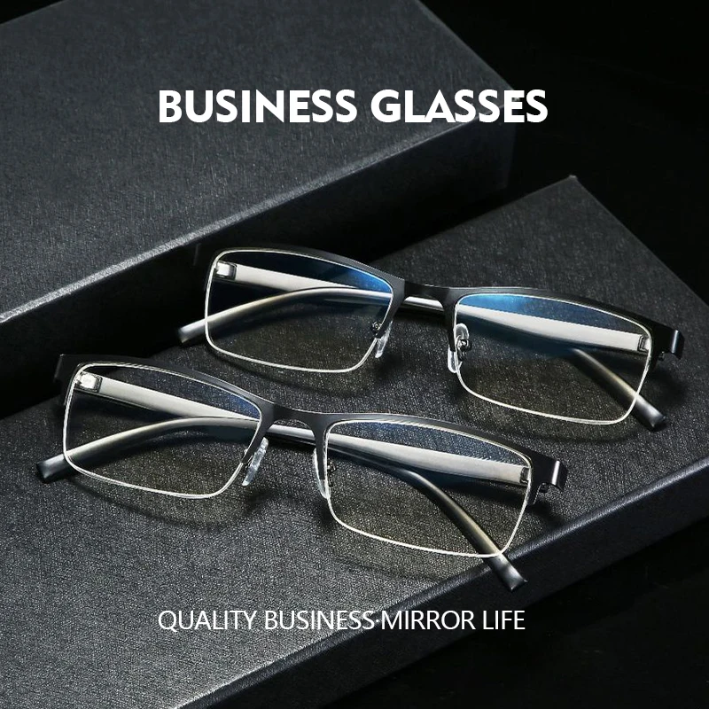 New Half Frame Square Myopic Glasses Women Men Blue Light Blocking Minus Lens Prescription Eyeglasses 0 -0.5-0.75 -6.0
New Half Frame Square Myopic Glasses Women Men Blue Light Blocking Minus Lens Prescription Eyeglasses 0 -0.5-0.75 -6.0