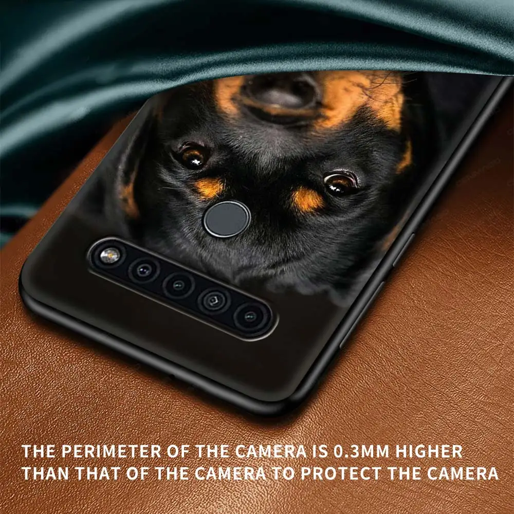 Silicon Case for LG K41s K61 K50 G6 K50s k40s k40 G8 G7 Q60 K71 K42 Soft Phone Cover Back Shell Capa Cute Animal German Dog Sac