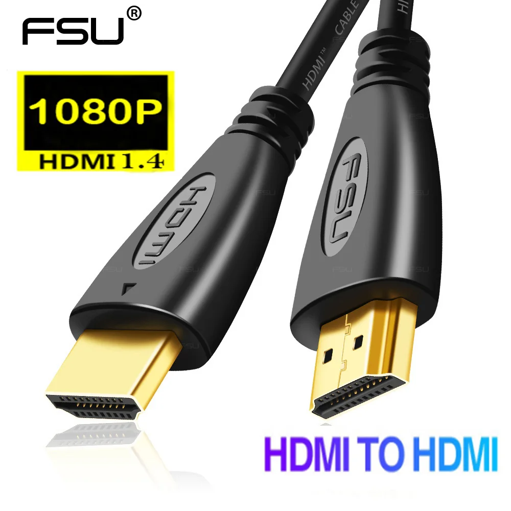 Совместимый с HDMI кабель 1 4 в 1080P 3D Высокоскоростной штекер совместимый для ТВ