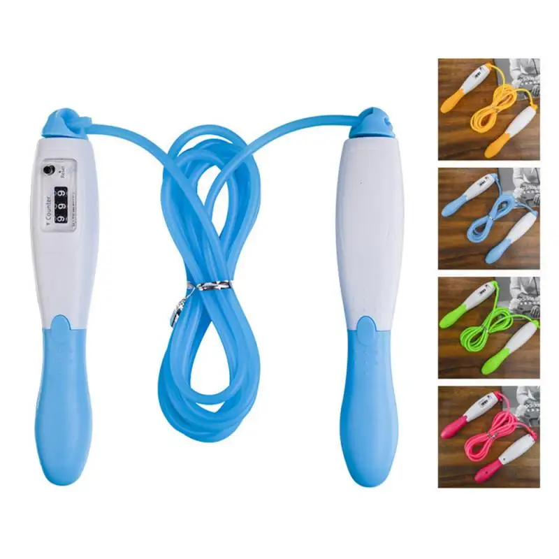 Jump Ropes With Counter Sports Fitness Adjustable Fast Speed Counting Jump Skip Rope Skipping Wire Calories TXTB1
Jump Ropes With Counter Sports Fitness Adjustable Fast Speed Counting Jump Skip Rope Skipping Wire Calories TXTB1