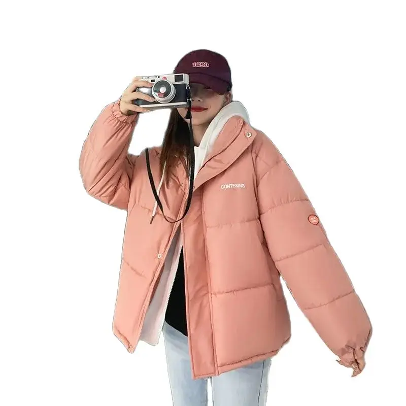 2021 New Women's Down cotton Jacket Thickened Bread Clothes Female Short Loose Winter Padded Clothes Coat Small Padded Jacket
2021 New Women's Down cotton Jacket Thickened Bread Clothes Female Short Loose Winter Padded Clothes Coat Small Padded Jacket