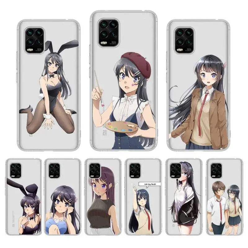 Sakurajima Mai Anime Phone Case For Redmi Note 5 7A 10 9 8 plus pro 9A K20 for Xiaomi 10Pro 10T 11 Capa
Sakurajima Mai Anime Phone Case For Redmi Note 5 7A 10 9 8 plus pro 9A K20 for Xiaomi 10Pro 10T 11 Capa