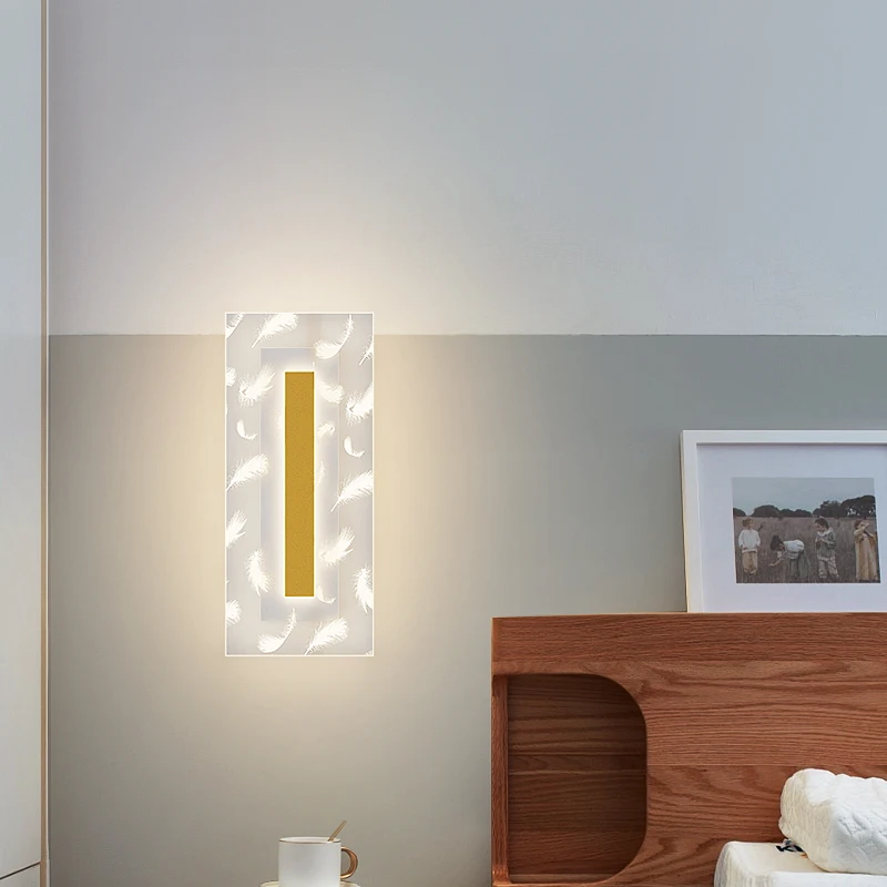 Новая светодиодный светодиодная настенная лампа для прикроватной тумбочки