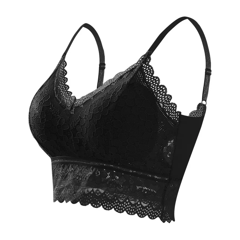 CINOON Women Lace Bras Top Comfortable Bralette Solid Color Beauty Back Underwear Sexy Vest Female Add pad Wireless Bra Lingerie
CINOON Women Lace Bras Top Comfortable Bralette Solid Color Beauty Back Underwear Sexy Vest Female Add pad Wireless Bra Lingerie