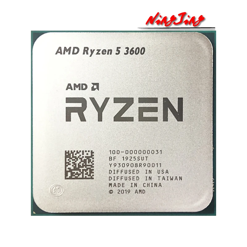 AMD Ryzen 5 3600 R5 3600 3.6 GHz Six-Core Twelve-Thread CPU Processor 7NM 65W L3=32M 100-000000031 Socket AM4
AMD Ryzen 5 3600 R5 3600 3.6 GHz Six-Core Twelve-Thread CPU Processor 7NM 65W L3=32M 100-000000031 Socket AM4