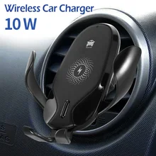 Wireless Charger Mobile Phone Wireless Charging Bracket Air Vent Mounted 15W Phone Charging Holder Cradle