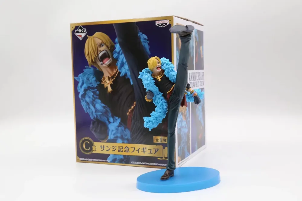 20cm Japanese Anime One Piece POP 20th Anniversary Vinsmoke Sanji Blue Clothes Ver PVC Model Sanji Collection Action Figure Doll 
20cm Japanese Anime One Piece POP 20th Anniversary Vinsmoke Sanji Blue Clothes Ver PVC Model Sanji Collection Action Figure Doll