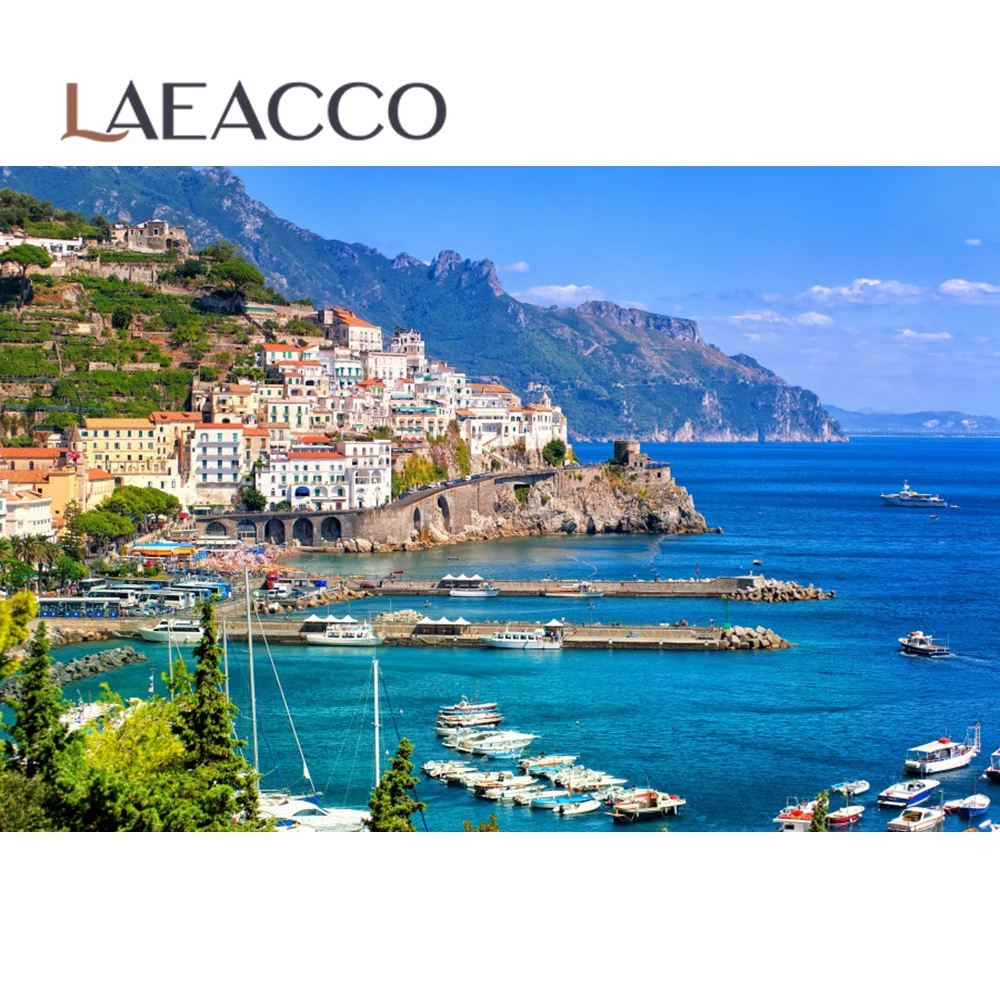 Laeacco Sea Town Mountain Boat Portrait Scene Party Photography Backdrops Customized Photographic Background For Photo Studio
Laeacco Sea Town Mountain Boat Portrait Scene Party Photography Backdrops Customized Photographic Background For Photo Studio