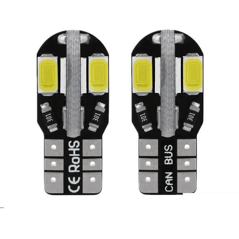 

Automobile led decoding T10 5730 5630 8smd small bulb side marker lamp license plate lamp reading lamp