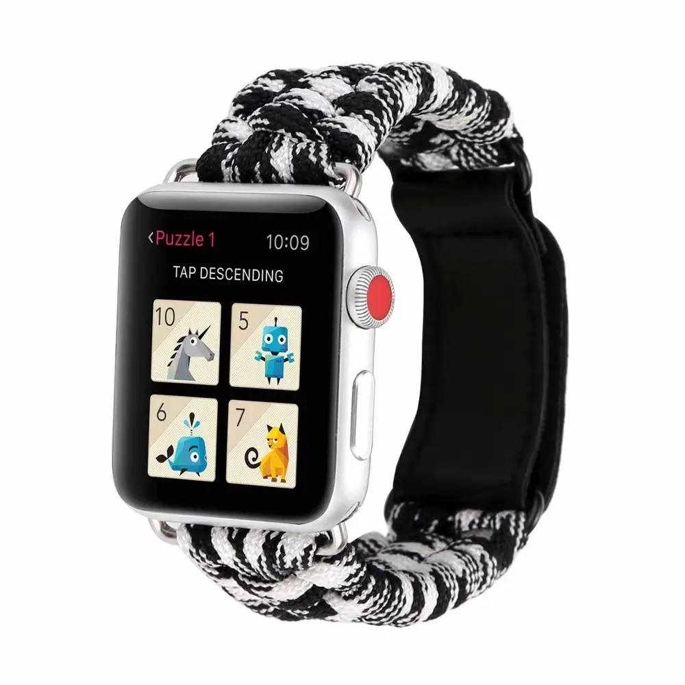 Камуфляжный ремешок для часов apple watch 4 5 40 44 мм iWatch 3 2 1 38 42 аксессуары | Наручные