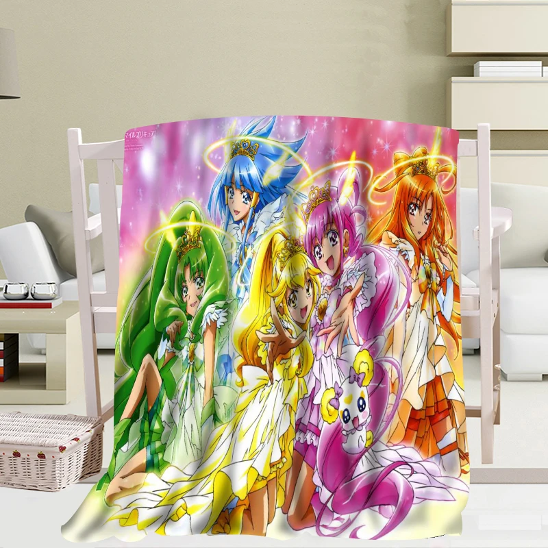 High Quality Anime Smile Precure Blankets 3D Printing Soft Blanket Throw On Sofa/Bedding Portable Adult Travel Cover Blanket
High Quality Anime Smile Precure Blankets 3D Printing Soft Blanket Throw On Sofa/Bedding Portable Adult Travel Cover Blanket