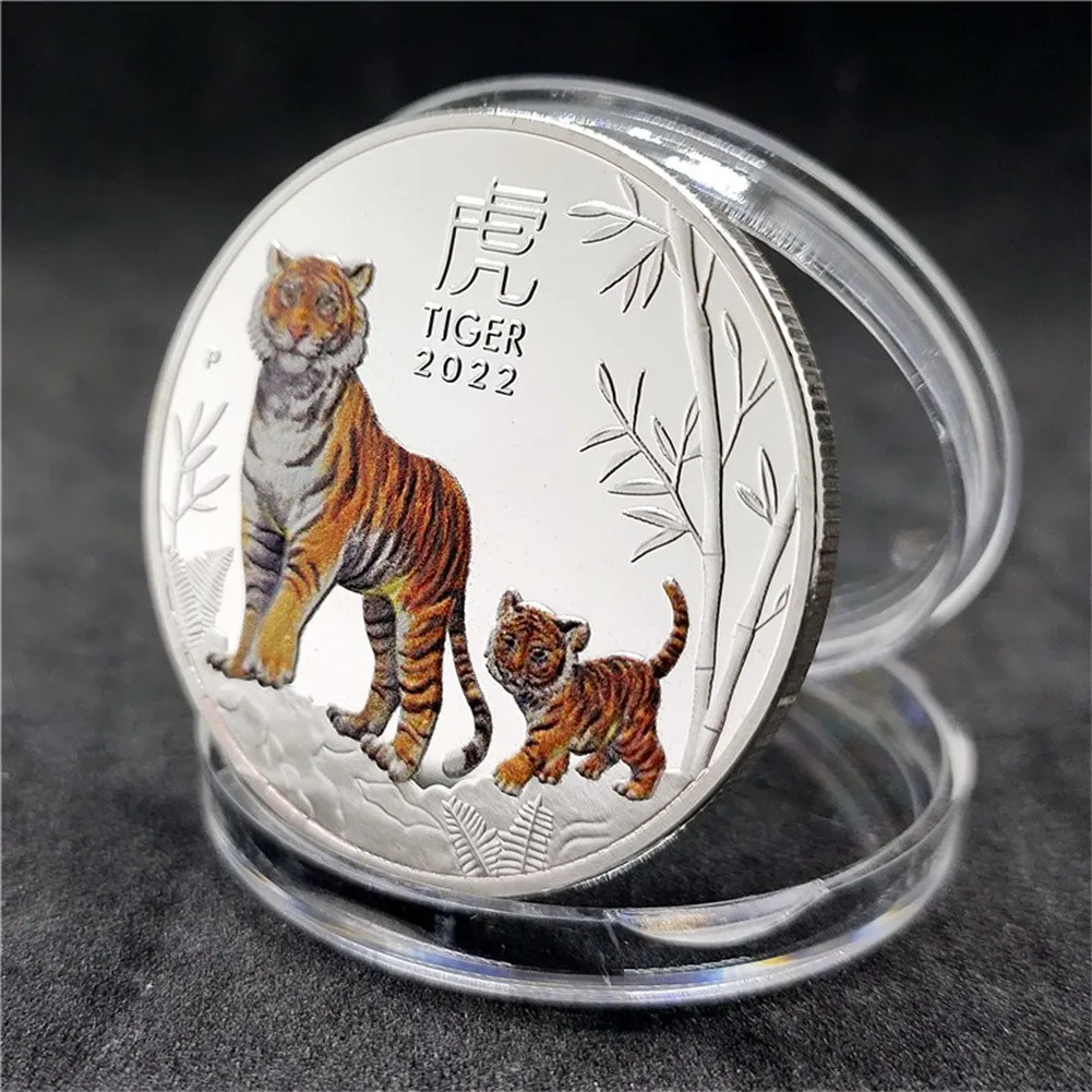 2022 Australia Zodiac Tiger Year Silver Plated Coin Animal Commemorative Coins Medal Craft Collection
2022 Australia Zodiac Tiger Year Silver Plated Coin Animal Commemorative Coins Medal Craft Collection
